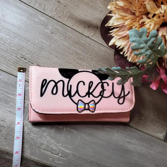 Mickey Mouse Pink Fashion Wallet - Picture 9 of 14